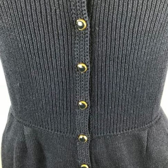 St John Santana Knit Navy Blue Spaghetti Strap But - Picture 4 of 8